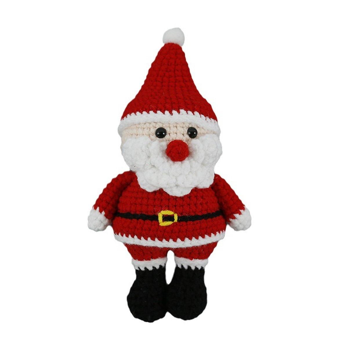 Santa Crochet Doll centered on a clean product background