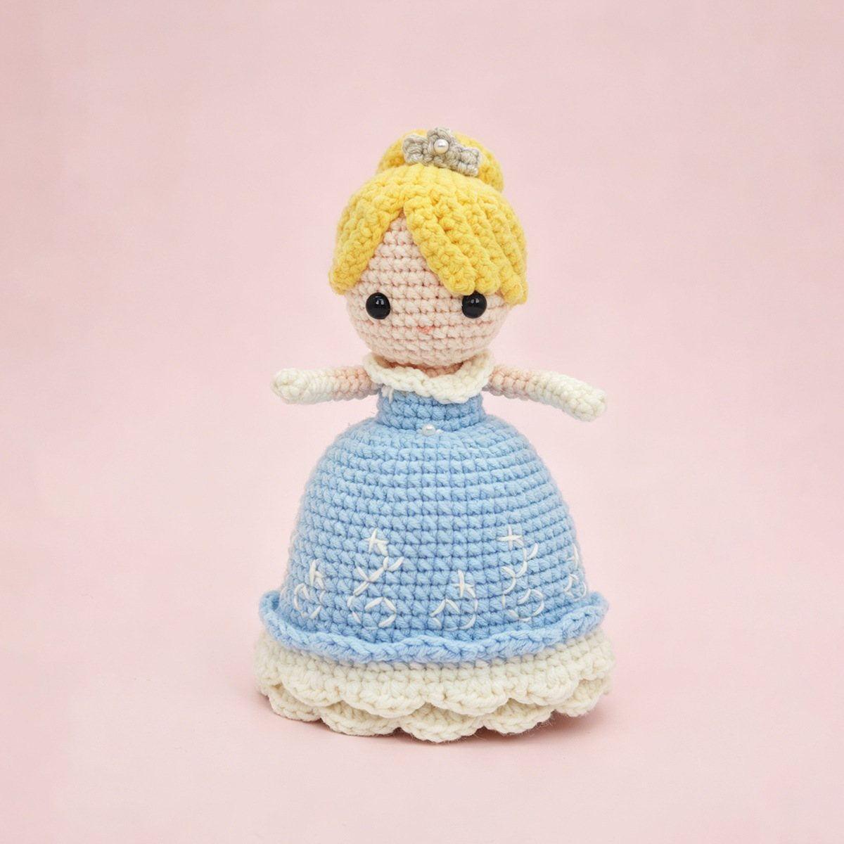 Transforming Storybook Girl Crochet Doll