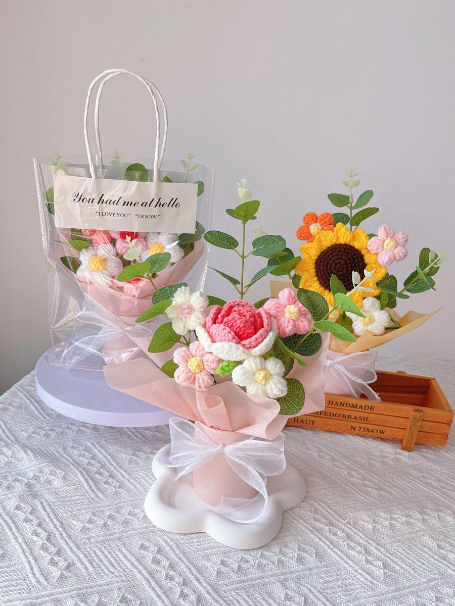 Elegant Crochet Flower Basket Collection product view 9