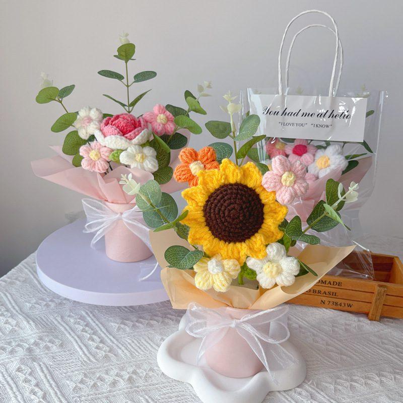 Elegant Crochet Flower Basket Collection product view 11