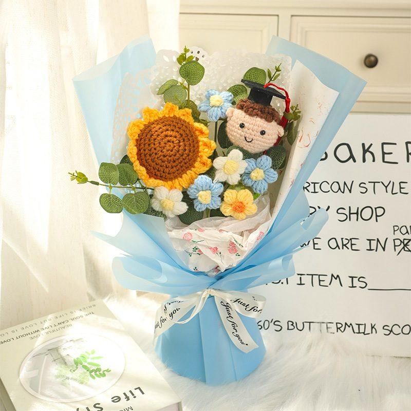 Graduation Doll Crochet Bouquet product view 11