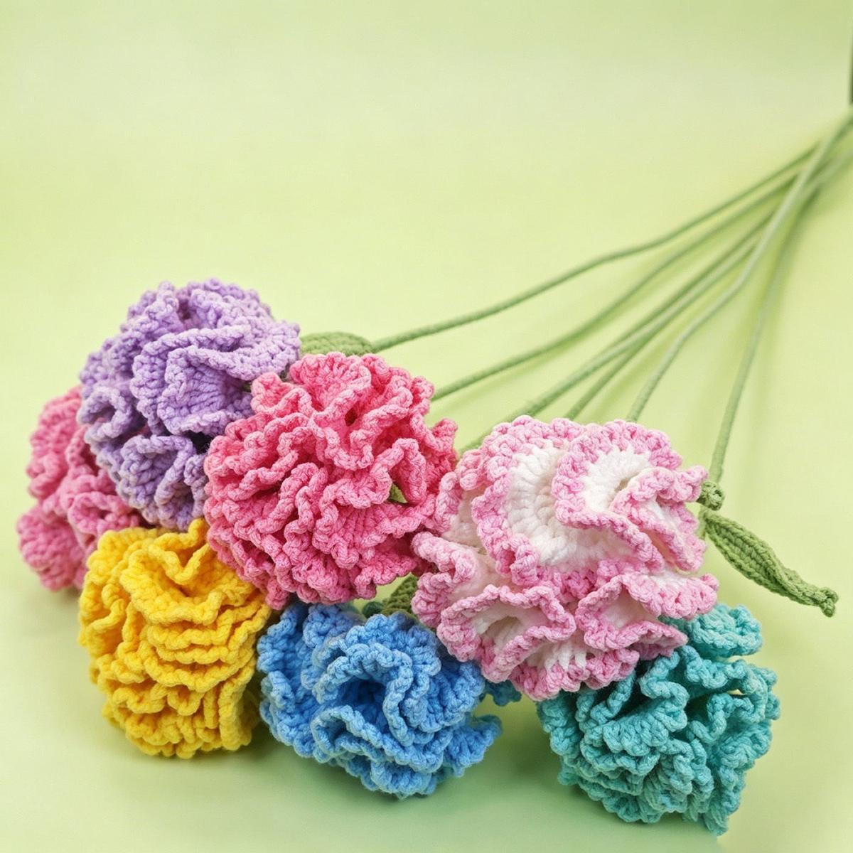Carnation Crochet Stem product view 11