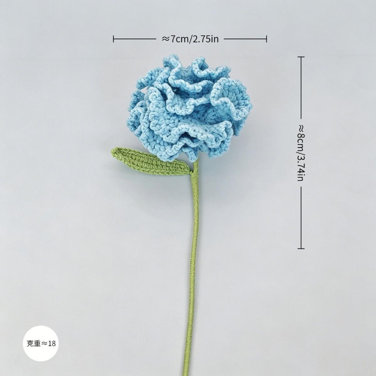 Carnation Crochet Stem product view 9