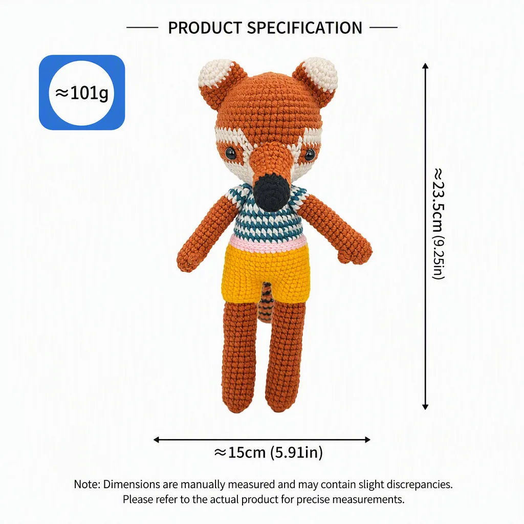 Explorer Tiger Crochet Doll product view 10