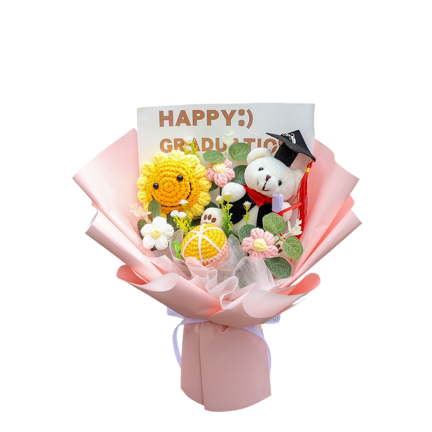Crochet graduation bouquet for wholesale